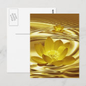 Goudbloem Briefkaart (Voorkant / Achterkant)