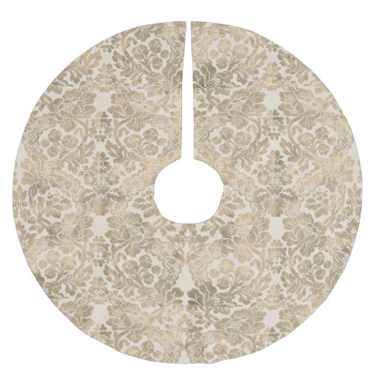  goudbloem Damaskerstboomrok Kerstboom Rok (Voorkant)