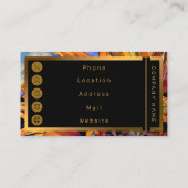 Goudbloem Elegant Collectie Visitekaartje (Achterkant)