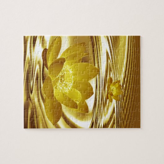 Goudbloem Legpuzzel (Horizontaal)