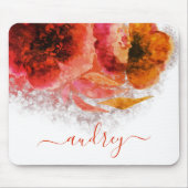 goudbloem met kenmerkende luxe glans muismat (Voorkant)