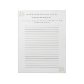 Goudbloem Notitieblok (Linkerzijde)