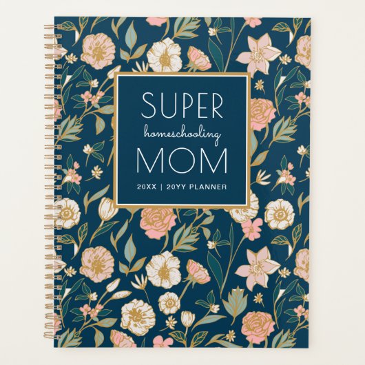 goudbloem Super Homeselecting Mam Navy Planner (Voorkant)