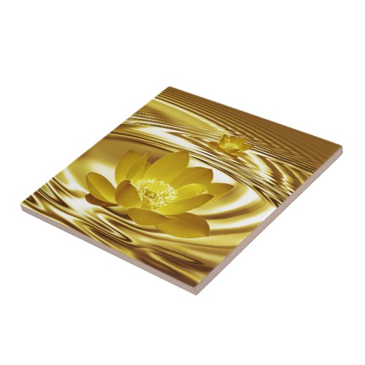 Goudbloem Tegeltje (Zijkant)