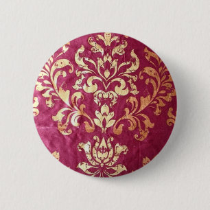 goudbloem Victoriaans goudvogel Ronde Button 5,7 Cm