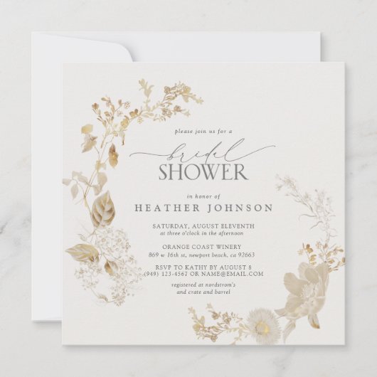  goudbloem Vrijgezellenfeest Kaart (Voorkant)