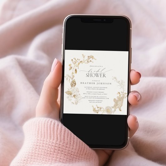  goudbloem Vrijgezellenfeest Kaart