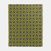 goudbloemen fleece deken (Voorkant)