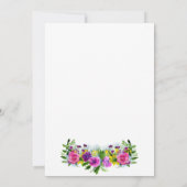 Goudbloemen lijst Weddenschap Kaart (Achterkant)