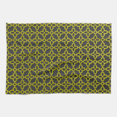 goudbloemen theedoek (Horizontaal)