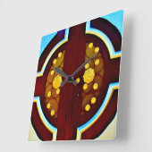 goudbloemen vierkante klok (Hoek)