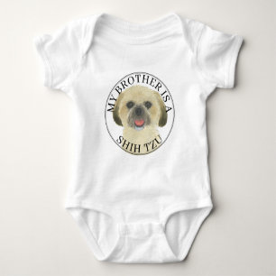 Goudblonde Shih Tzu broer Romper