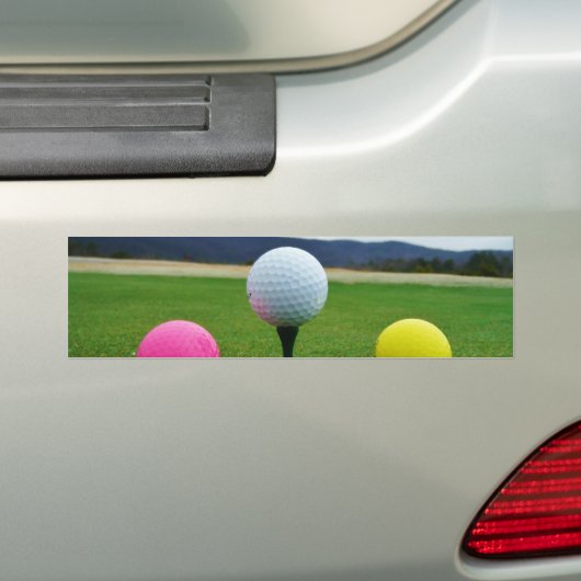 Goudbollen, t-shirt uit de bergen bumpersticker (Op auto)