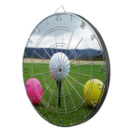 Goudbollen, t-shirt uit de bergen dartbord (Voorkant Rechts)