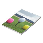 Goudbollen, t-shirt uit de bergen notitieblok (Linkerzijde)