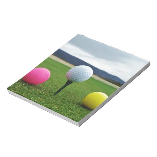 Goudbollen, t-shirt uit de bergen notitieblok (Linkerzijde)