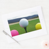 Goudbollen, t-shirt uit de bergen rechthoekige sticker (Envelop)