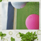 Goudbollen, t-shirt uit de bergen theedoek (Gevouwen)