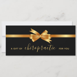 Goudbolletje van chiropractisch cadeaubon