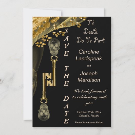 Goudbolletjes en skeletsleutels die I Kaart (Voorkant)