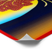 Goudbomen in het Poster van de wind (Hoek)