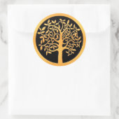 Goudboom Ronde Sticker (Tas)