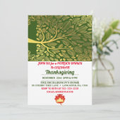 Goudboom van de Herfst van de Levenslang Pumpkin-T Kaart (Staand voorkant)