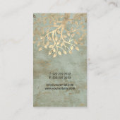  goudboomwellheid en spa-therapie Bronze Visitekaartje (Achterkant)