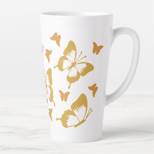  goudbotervemanje latte mok (Rechts)