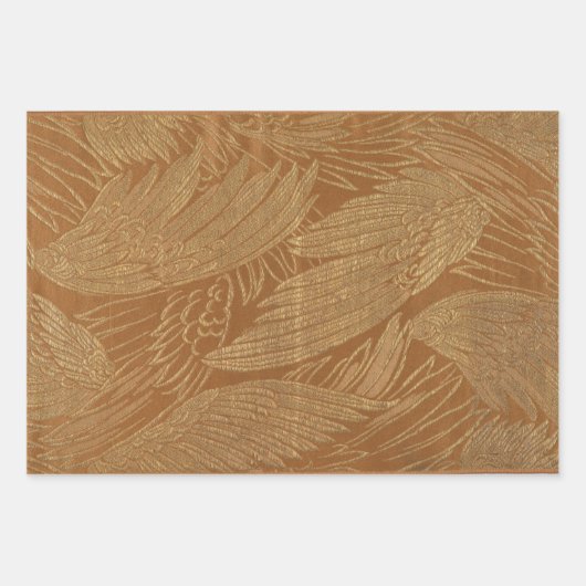  goudbracotobrocade inpakpapier vel (Voorkant 2)