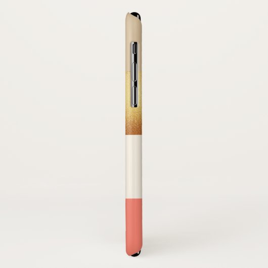 Goudbrede strip Case-Mate iPhone case (Achterkant/links)