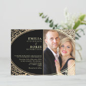  goudbruidbruidjes kaart (Staand voorkant)