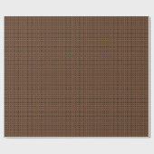 Goudbruin abtract cadeaupapier (Vlak)