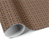 Goudbruin abtract cadeaupapier (Rol Hoek)