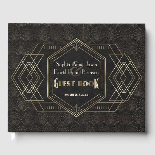 goudbruin Gatsby Weddenschap - Gegevens Gastenboek (Voorkant)