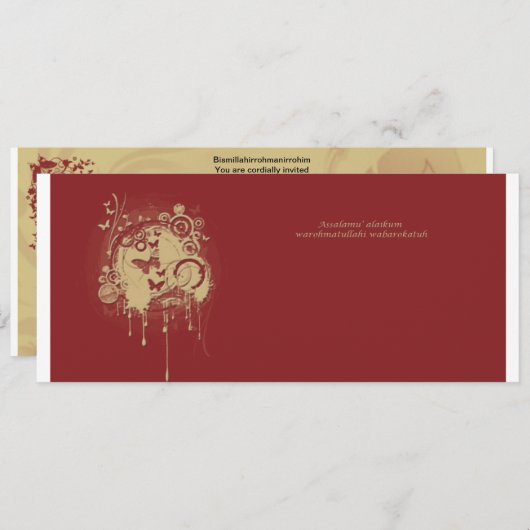 goudbruin kaart (Voorkant / Achterkant)