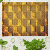 Goudbruin Theedoek (Gevouwen)