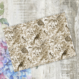Goudbruine Franse landhuisstijl vintage Tissuepapier