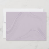 goudbruine huwelijksuitnodiging kaart (Achterkant)