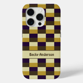 Goudbruine Kleurcombinatie iPhone 15 Pro Case