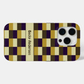 Goudbruine Kleurcombinatie Case-Mate iPhone Case (Achterkant (horizontaal))