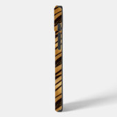 Goudbruine luipaard print strepen Case-Mate iPhone case (Achterkant / Links)