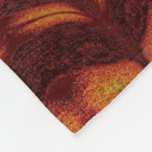 Goudbruine vlinder fleece deken (Hoek)