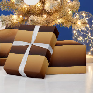 Goudbruine warme kleuren cadeaupapier