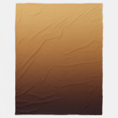 Goudbruine warme kleuren fleece deken (Voorkant)