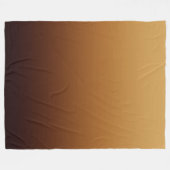Goudbruine warme kleuren fleece deken (Voorkant (Horizontaal))