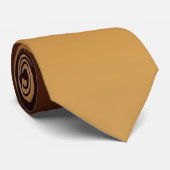Goudbruine warme kleuren stropdas (Opgerold)