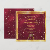 Goudbubbels in gouden bubbels kaart (Voorkant / Achterkant)