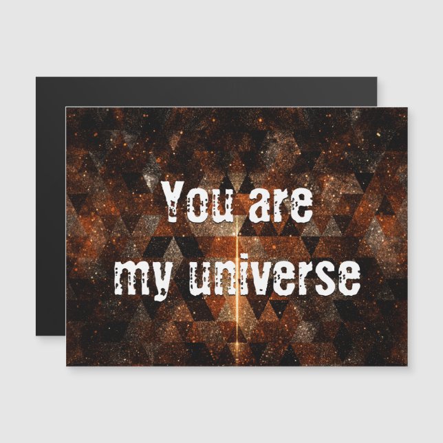 Goudbundel in een meetkundig dun universum (Voorkant / Achterkant)