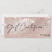 Goudcertificaat van Roos met driftig  - Creditcard (Voorkant)